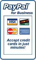Sign up for PayPal and start accepting credit card payments instantly.