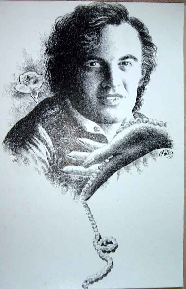 Orginal Stroy Based Pen and Ink Drawing By Chitra