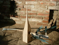 A model for a flying bird sculpture