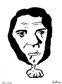 HAND MAN (ink) by Keith Wigdor