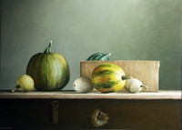 Still life with pumpkins