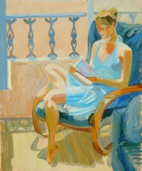 Reading Girl by the Window