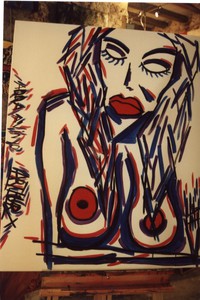 Anna in Bioshop carrer Avinyo, Barcelona