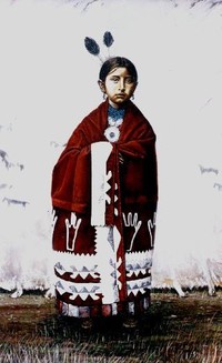 Two Feathers in Red