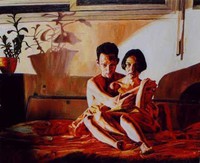 couple on bed